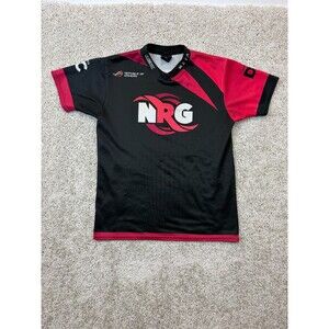NRG Esports Jersey Meta Threads Men's M Black Red Republic of Gamers Gaming